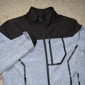 Cody James Jacket Small Gray Black Western Outdoor Softshell Zip Pockets